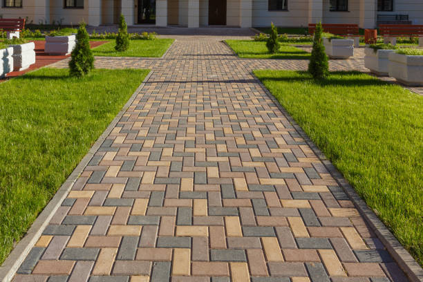 Permeable Paver Driveway in Brentwood, MO